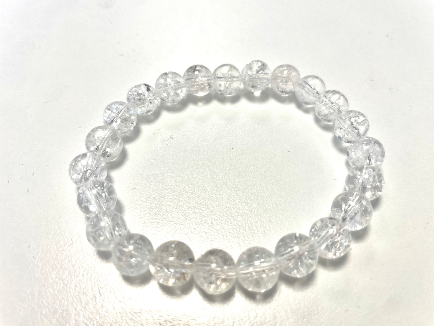 Bracelet Cristal Craquelé – Clarté • Équilibre • Énergie amplifiée