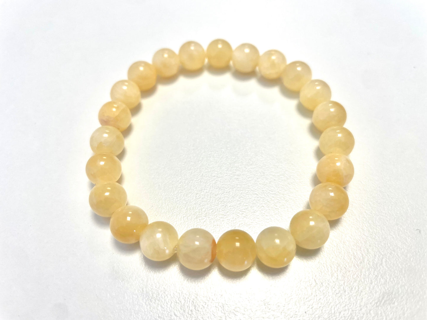 Bracelet Jade Jaune – Sérénité • Joie intérieure • Énergie vitale