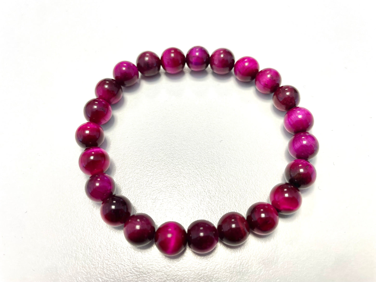 Bracelet Œil de Tigre Rose – Énergie du cœur • Protection douce • Confiance en soi