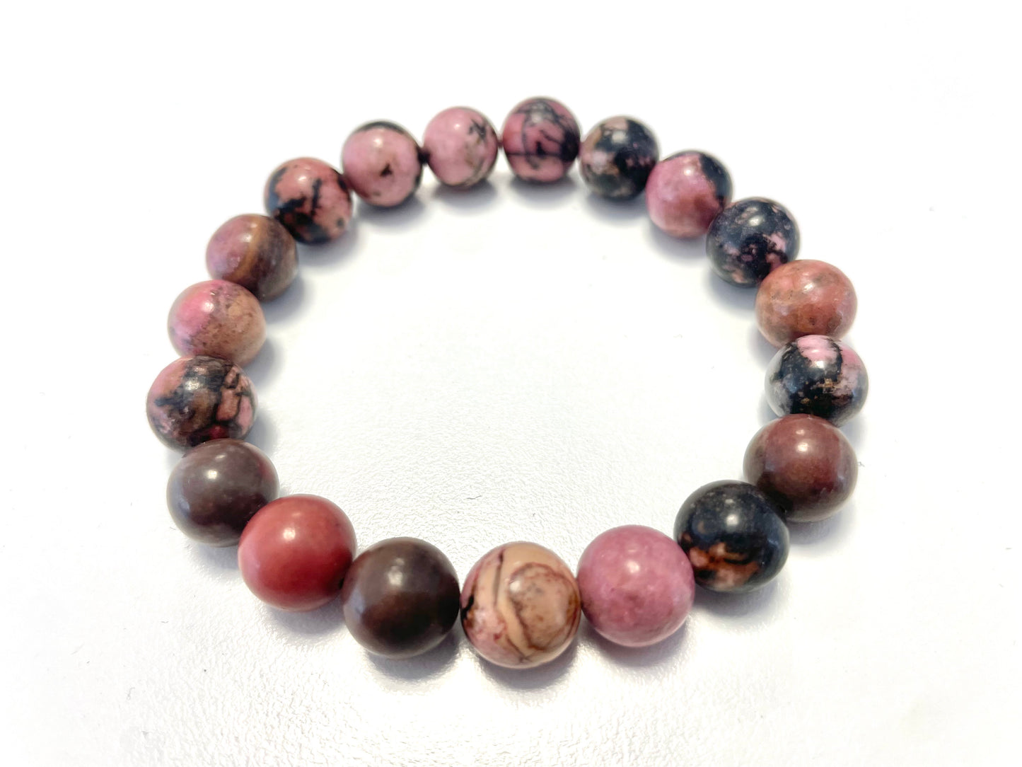 Bracelet Rhodonite – Guérison du cœur • Compassion • Stabilité émotionnelle