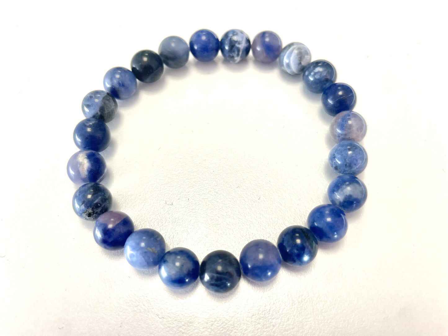 Bracelet Sodalite – Clarté d’esprit • Communication • Équilibre émotionnel