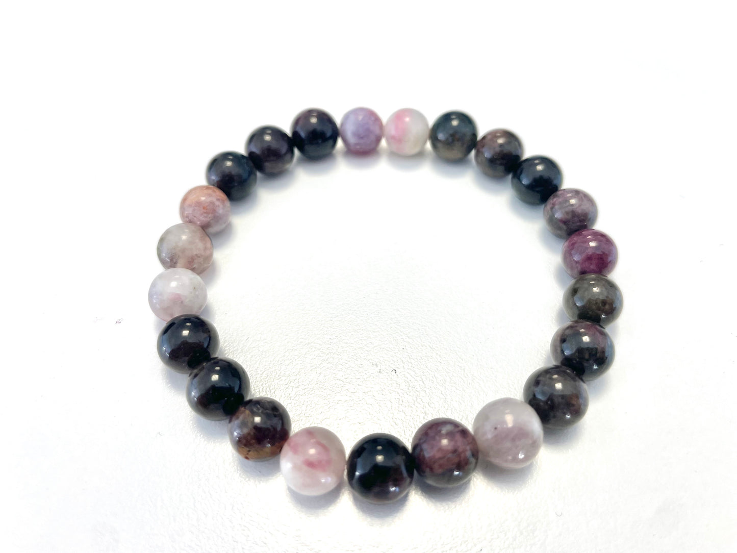Bracelet Tourmaline Multicolore – Protection • Équilibre • Alignement des énergies