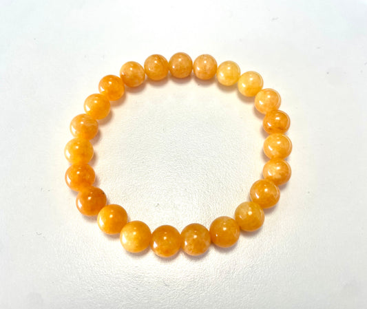 Bracelet Calcédoine Orange – Douceur • Expression • Vitalité