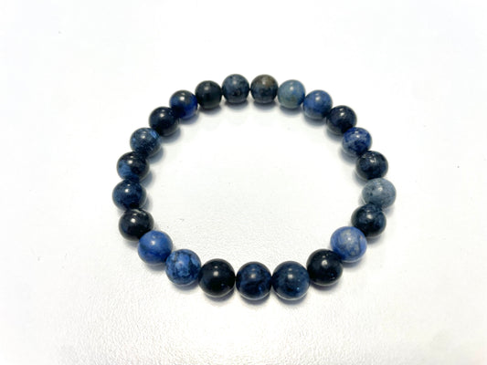 Bracelet Dumortiérite – Sagesse • Clarté mentale • Confiance