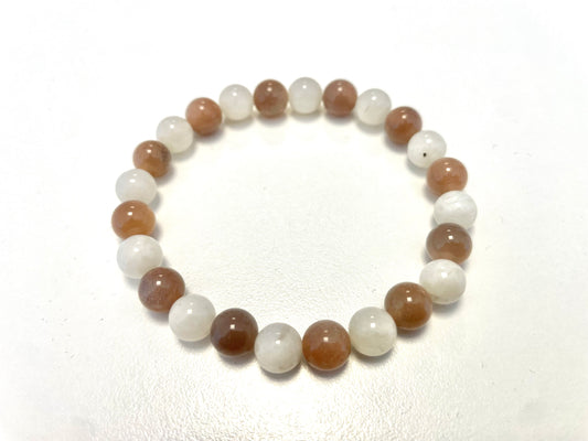 Bracelet Duo Lune et Soleil – Pierre de Lune • Pierre de Soleil