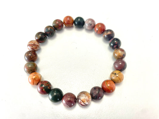 Bracelet Jaspe Picasso – Créativité • Stabilité • Confiance