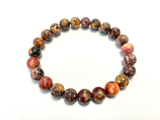 Bracelet Jaspe Léopard – Vitalité • Protection • Équilibre intérieur