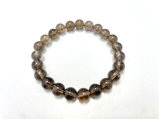 Bracelet Quartz Fumé – Ancrage • Clarté • Protection émotionnelle
