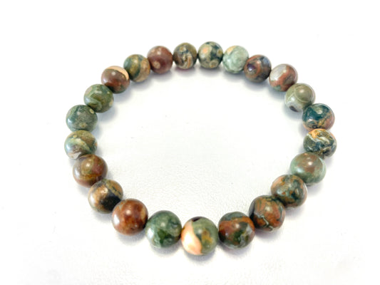 Bracelet Rhyolite – Renouveau • Ancrage émotionnel • Clarté intérieure